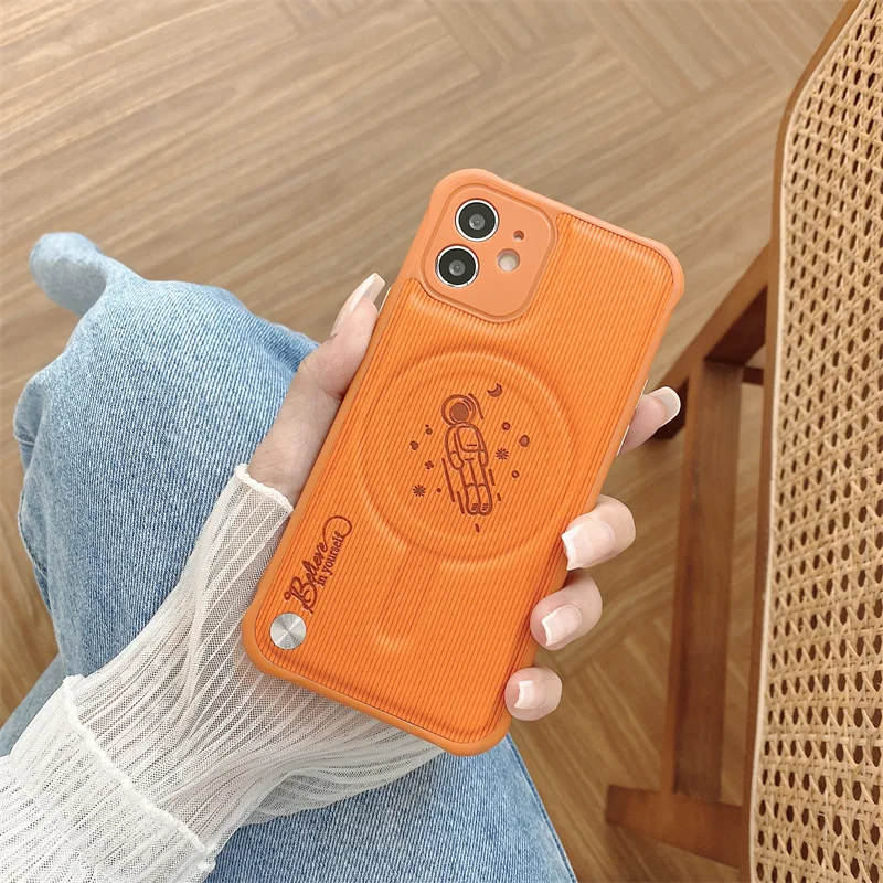 

Fashion Cute Cartoon Line Spaceman Plain Color Phone Cases for iphone 13 12 Mini 11 Pro Max XR X XS 6 7 8 Plus Soft Back Cover