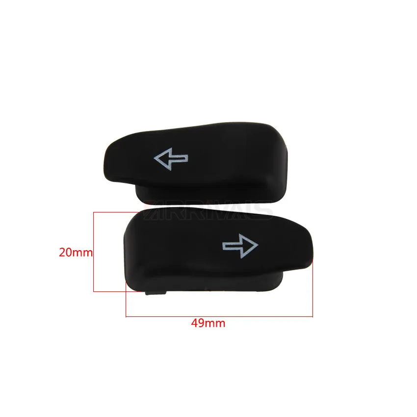 Мотоциклетные черные колпачки для удлинения сигнала поворота Harley FLHT 20 позже Road