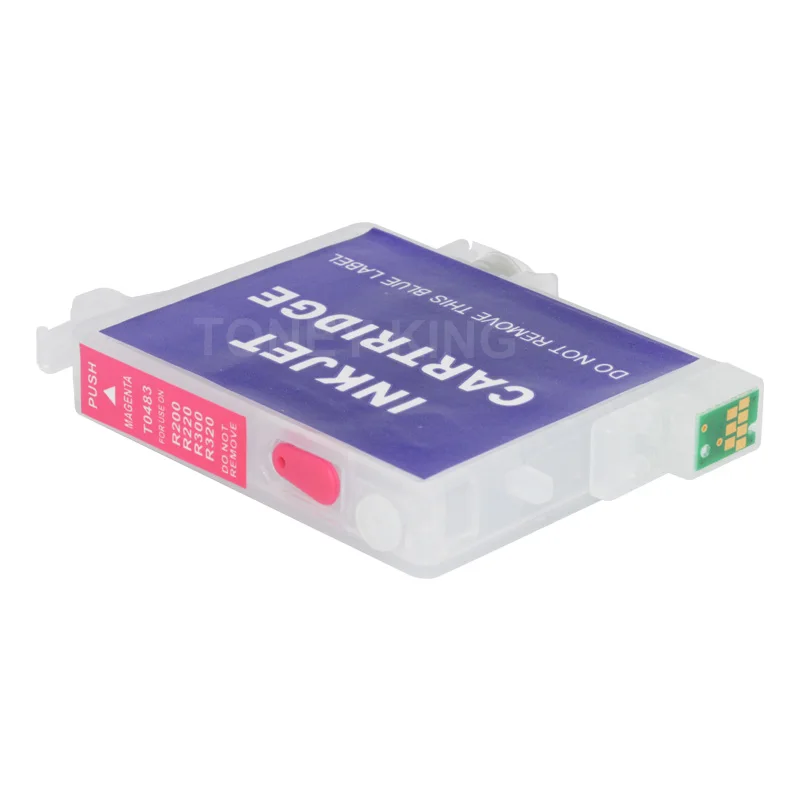 Тоней Кинг T0481 чернильный картридж для Epson Stylus Photo R200 R220 заправляемые чернильные