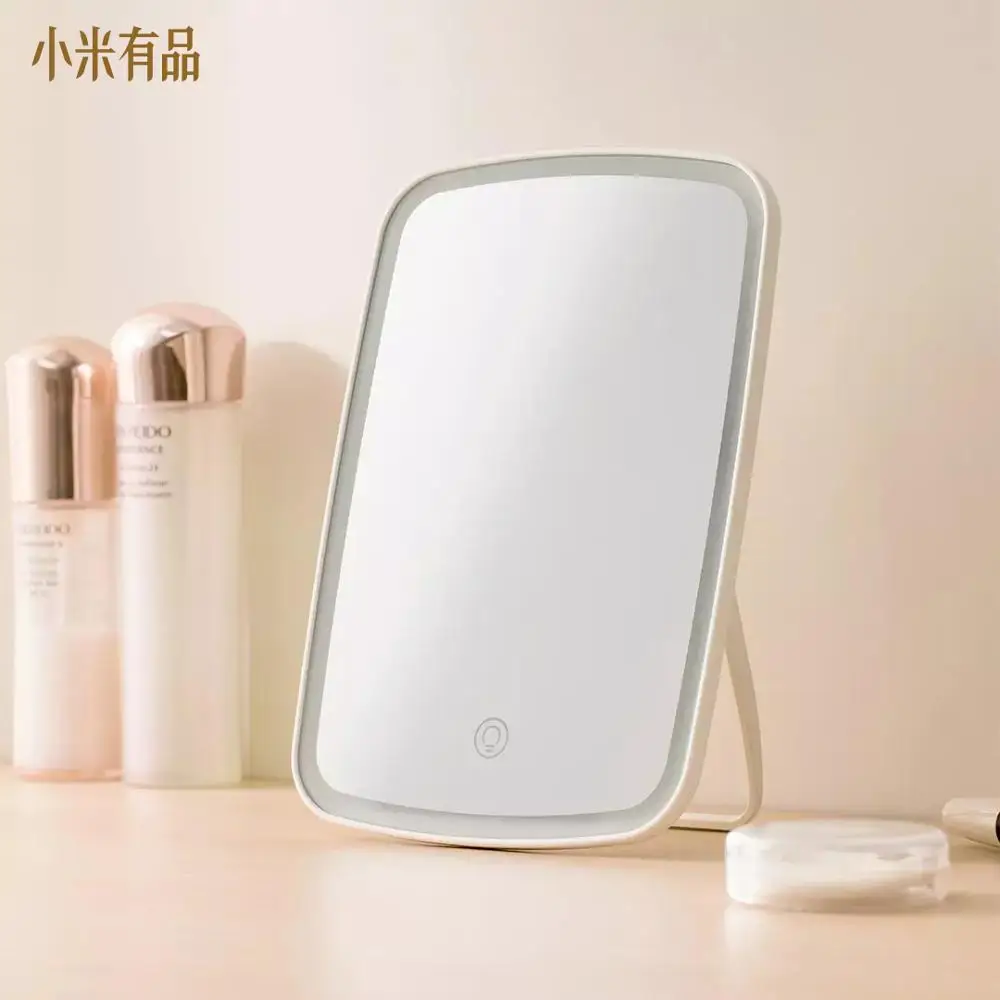 Портативное светодиодное настольное зеркало для макияжа USB перезаряжаемая