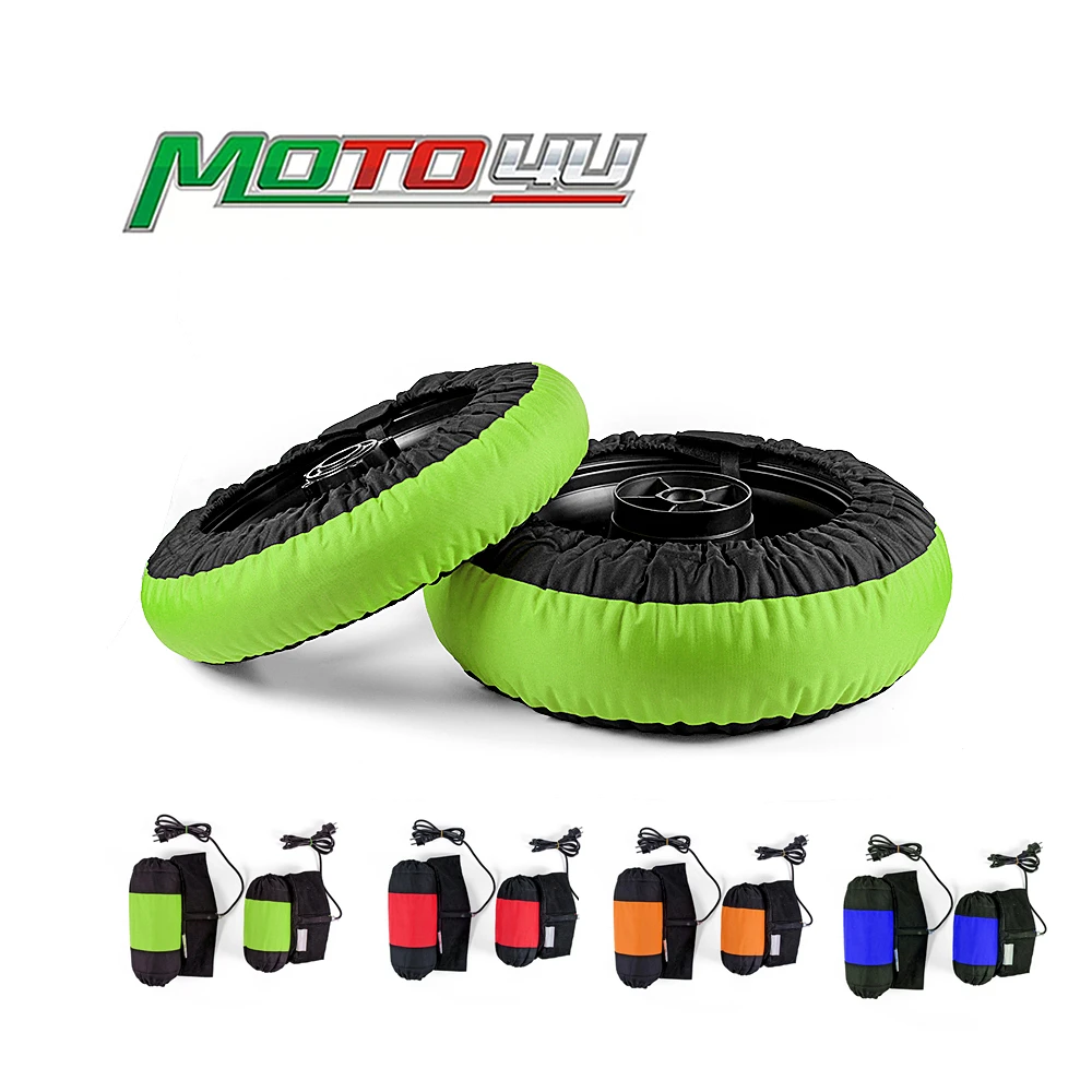

Race Tire Warmer Motorcycle Tyre Warmer 110/140 Front and Rear 1 Pair Tire heating Electric blanket 80 Degrees