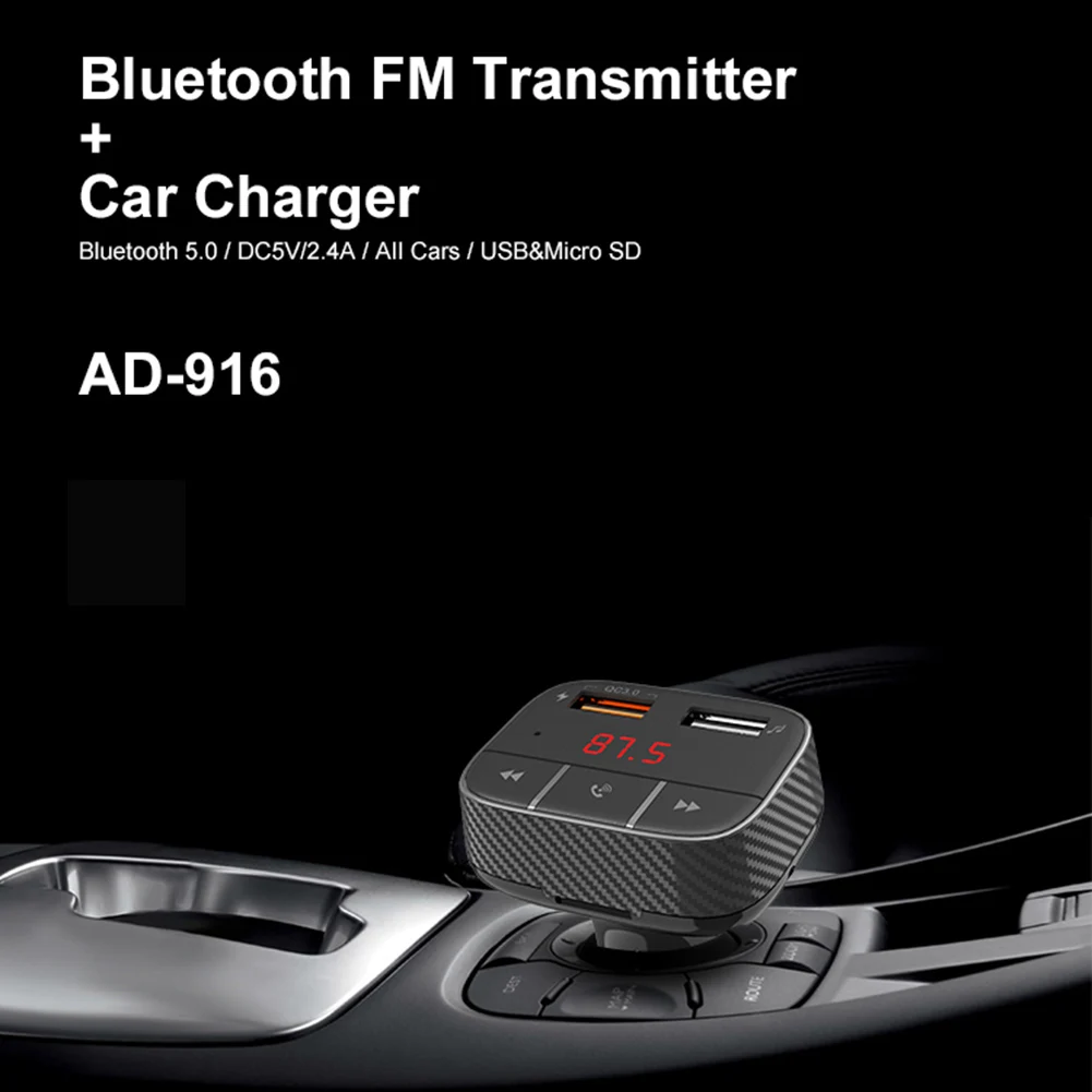 Bluetooth 5 0 FM передатчик Встроенный микрофон автомобильный комплект свободные руки