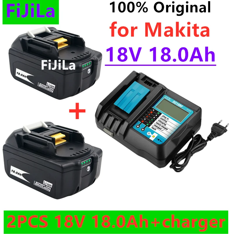 Аккумуляторная батарея BL1860 18 в 18000 мАч литий ионная для Makita аккумулятор BL1840 BL1850