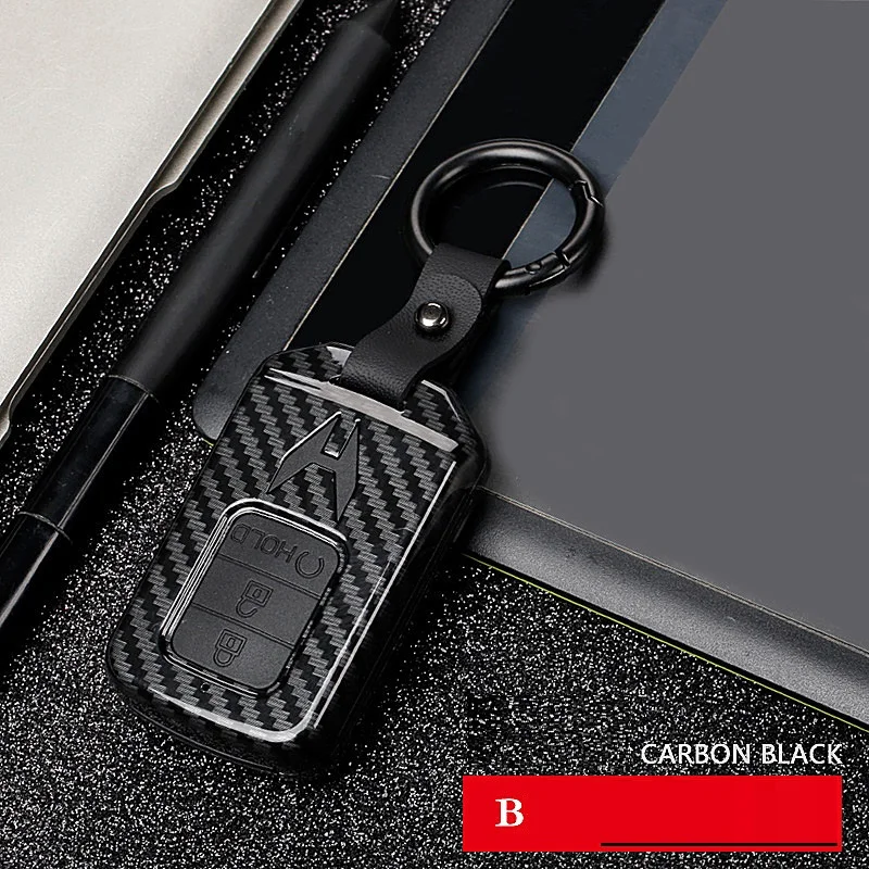 Автомобильный Стайлинг ABS углеродное волокно автомобильный пульт Smart Key чехол для