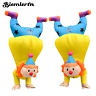 Надувные Смешные Надувные Костюмы Клоуна для взрослых Косплей надувной костюм для вечеринки ролевые игры на Хэллоуин Рождество День рождения