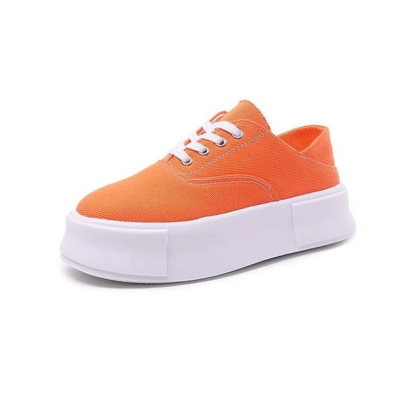 

Women's Shoes Platform Low Heels Female Footwear Clogs Dress Canvas Basic Fabric Rubber Shoes Woman Flats Clogs Platform Low Hee
