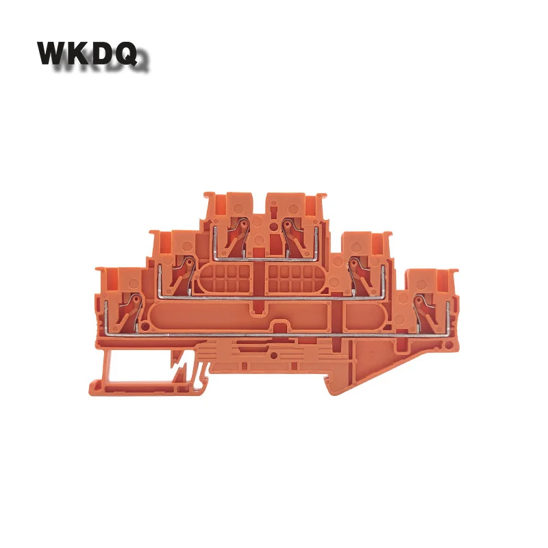 1 шт. встроенный тройной 3-уровневый 6-проводной штекер электрический разъем