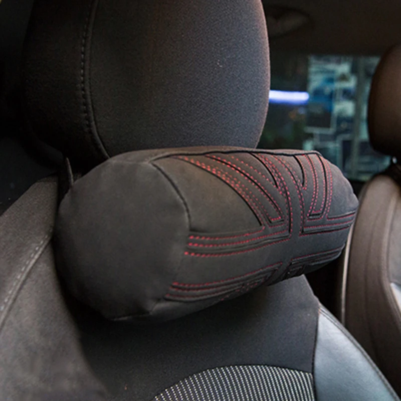 Автомобильный Стайлинг подушка для шеи подголовник уход за головой и шеей Mini Cooper