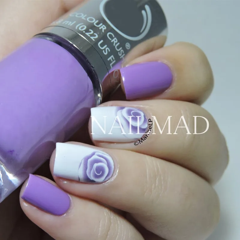 1 шт. переводные наклейки для ногтей в виде Розы|nail water decals|water decalsnail |