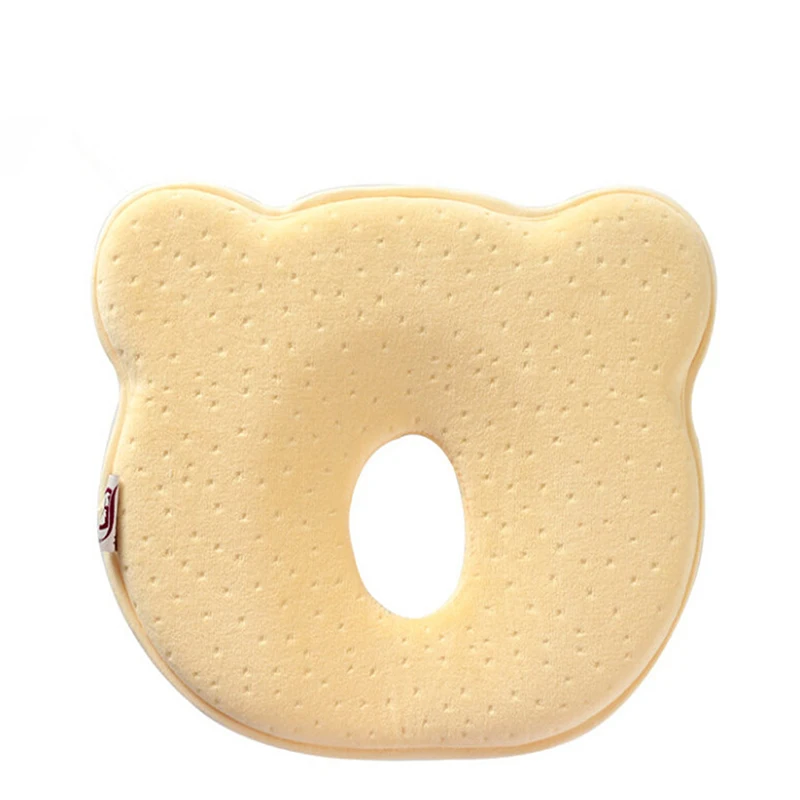 Almohada de espuma viscoel&aacute;stica para beb&eacute; reci&eacute;n nacido, almohadas moldeadoras transpirables para evitar la cabeza plana, almohadas ergon&oacute;micas de alta calidad-4