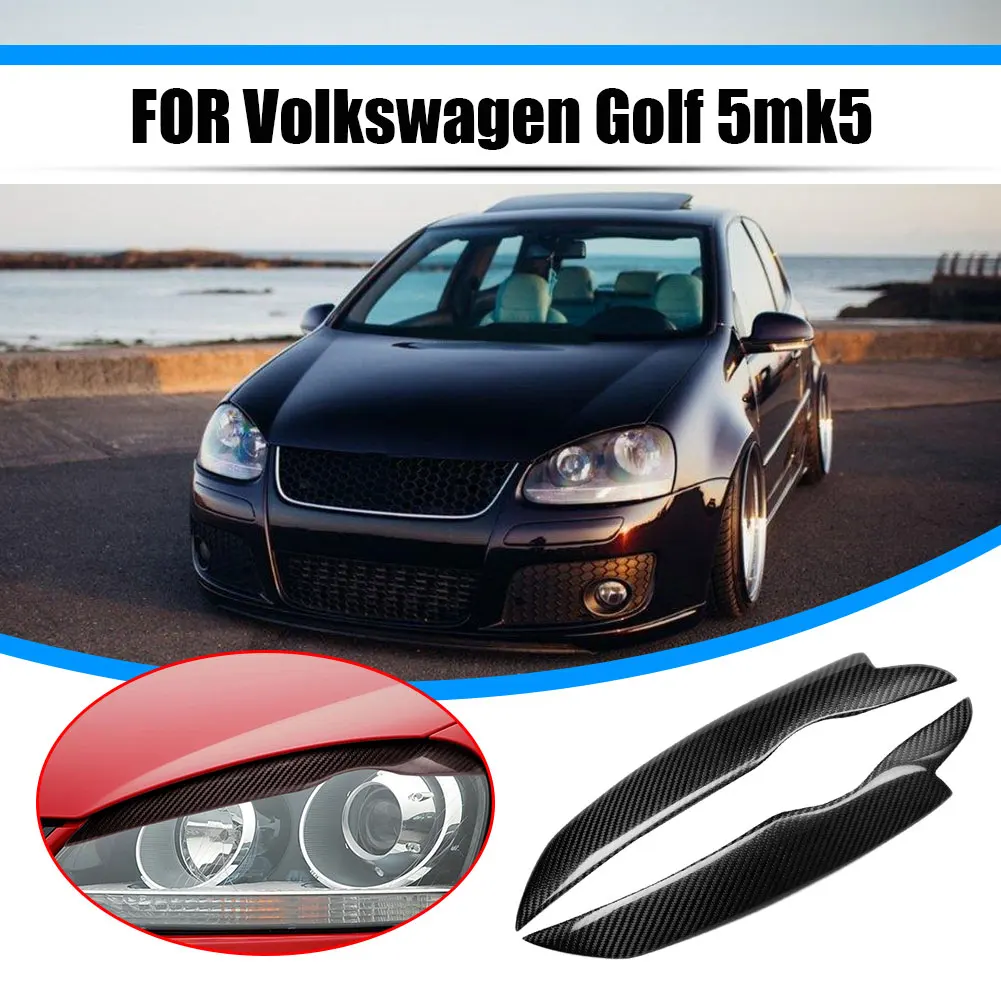 

Наклейки из углеродного волокна для стайлинга автомобиля Volkswagen GOLF 5MK5, 2 шт.