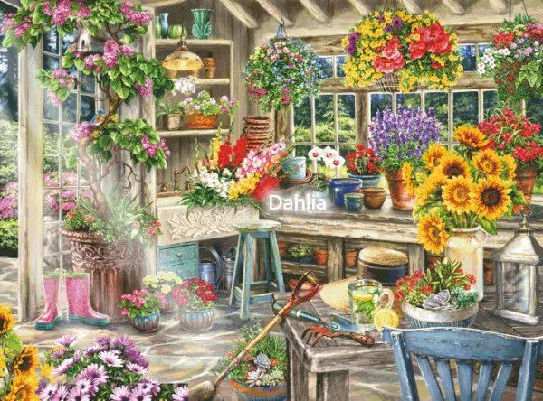 Вышивка крестиком Gardeners Paradise Вышивание Высокое качество Рукоделие Вышивка DIY Набор для вышивки крестом 14CT без печати Декор ручной работы