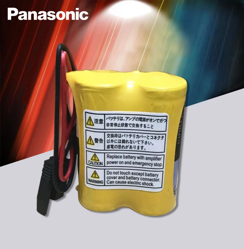 Panasonic 4 шт./лот BR-AGCF2W литиевая 6В 2200 мА/ч PLC батарея A98L-0031-0011 A06B-6093-K00 батареи с черным