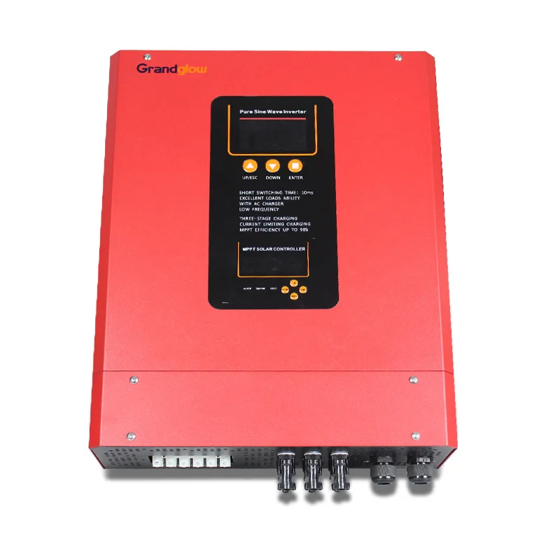 

1kw 3kw 5kw DC to AC pure sine wave off grid hybrid power inverter with charger and MPPT controller