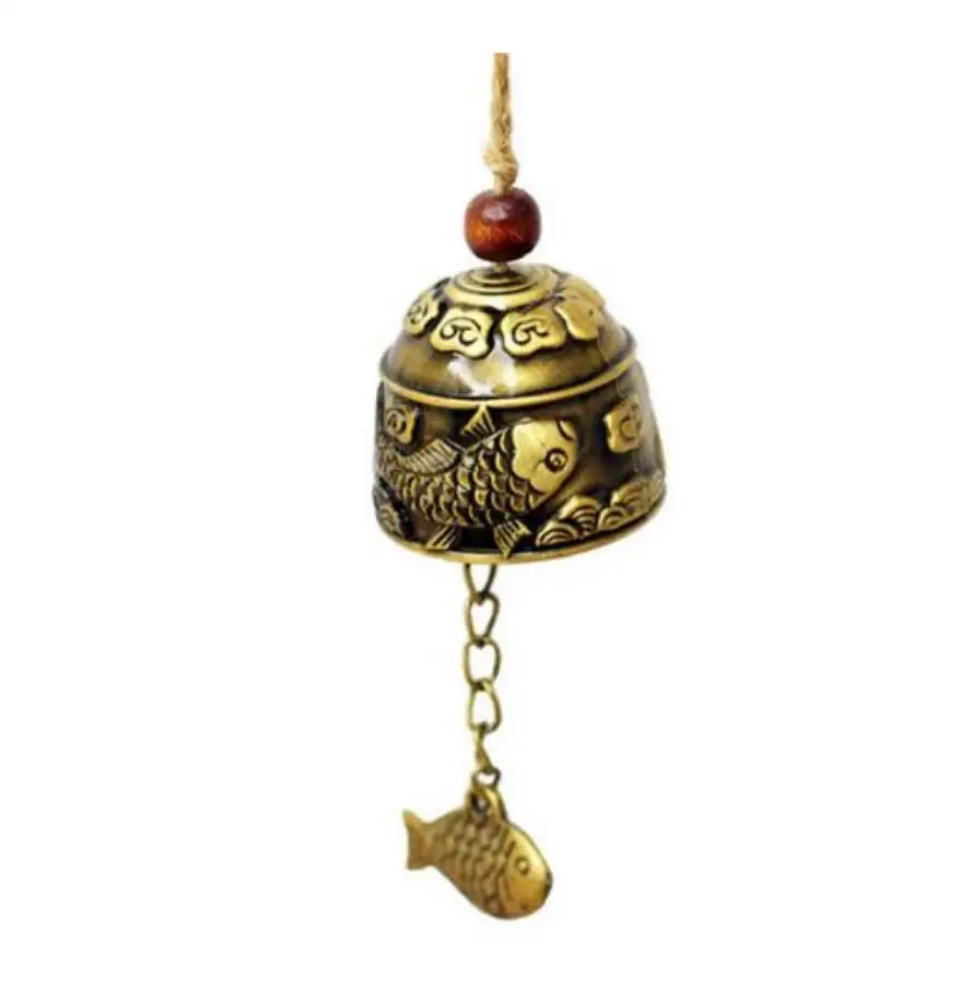 Медная Статуя фэн шуй подвеска колокольчик из сплава для дома украшение