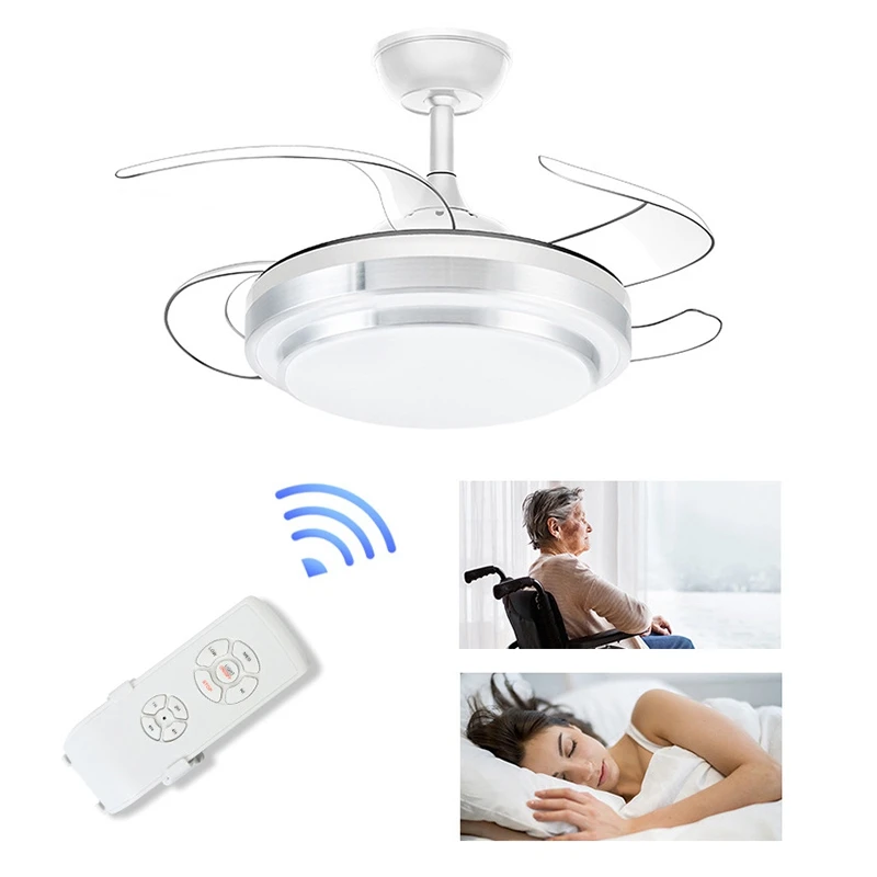 

Ceiling Fan Remote Control Kit, Small Size Universal Ceiling Fans Light Remote, Speed, Light & Timing Wireless Control