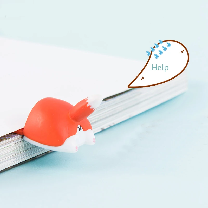 Симпатичная мультяшная собака кошка хомяк лиса задница закладки новинка изделие