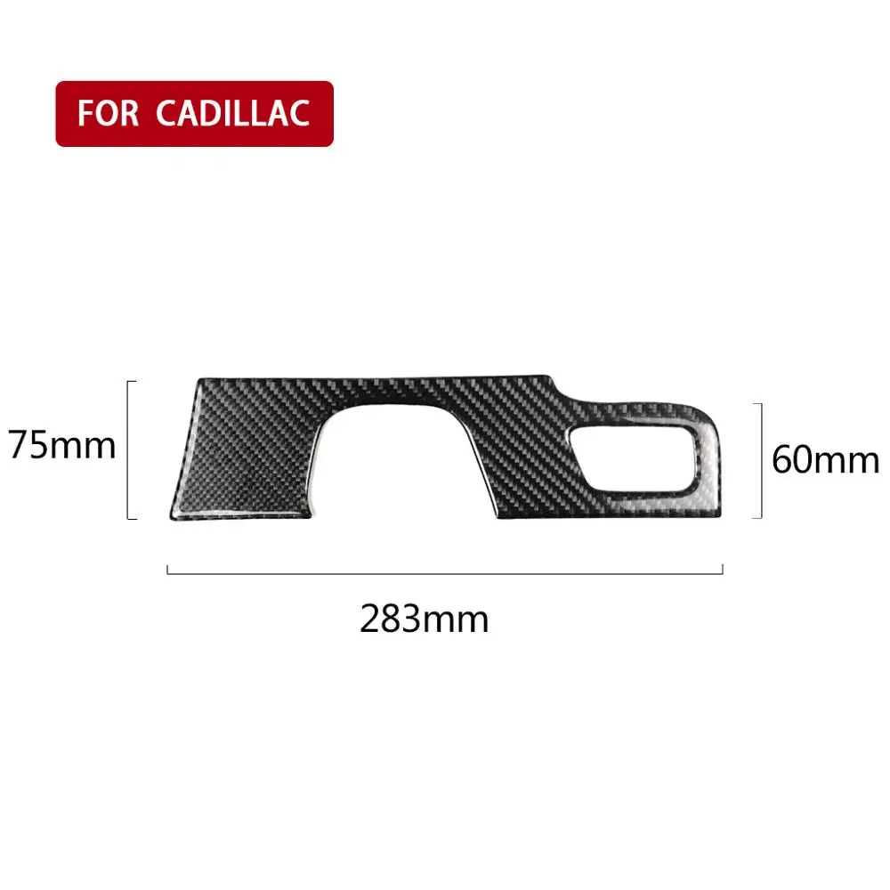 

For Cadillac XT5 2016-2017 Carbon Fiber Interior The Gear Lever Decoration Sticker Car Accessories