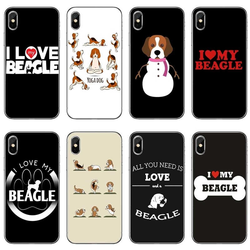 Мягкий прозрачный чехол с надписью I Love My Beagle dog для Xiaomi Redmi Note 7 6 6A 5A 4 4A 3 pro S2 5 plus 4x