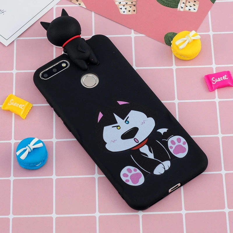 Toys Silicone Cover For Huawei Y6 2018 Case Honor 7A 5.7&quot Dolls Cartoon Prime Cute Phone Pro |
