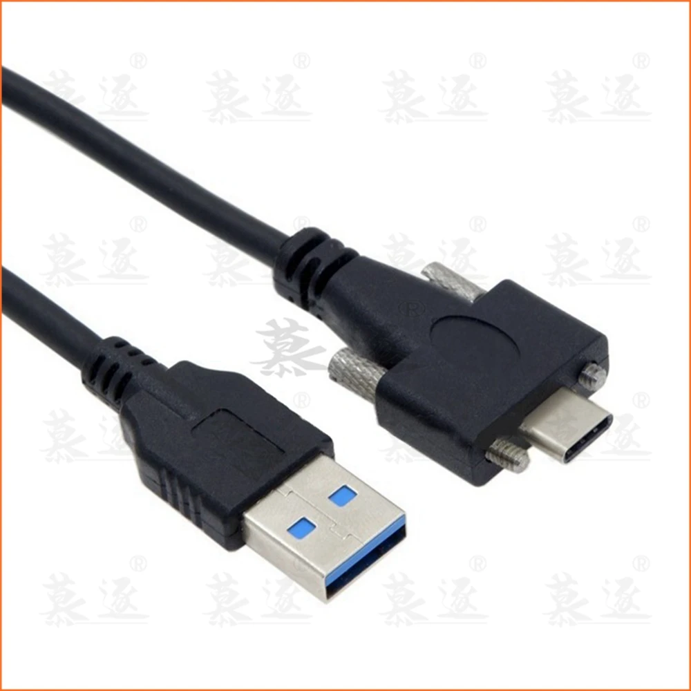 4 фута стандарт USB3.0 USB 3 0 A папа к 1 type c USB-c type-C с двумя винтами запирающий Мужской