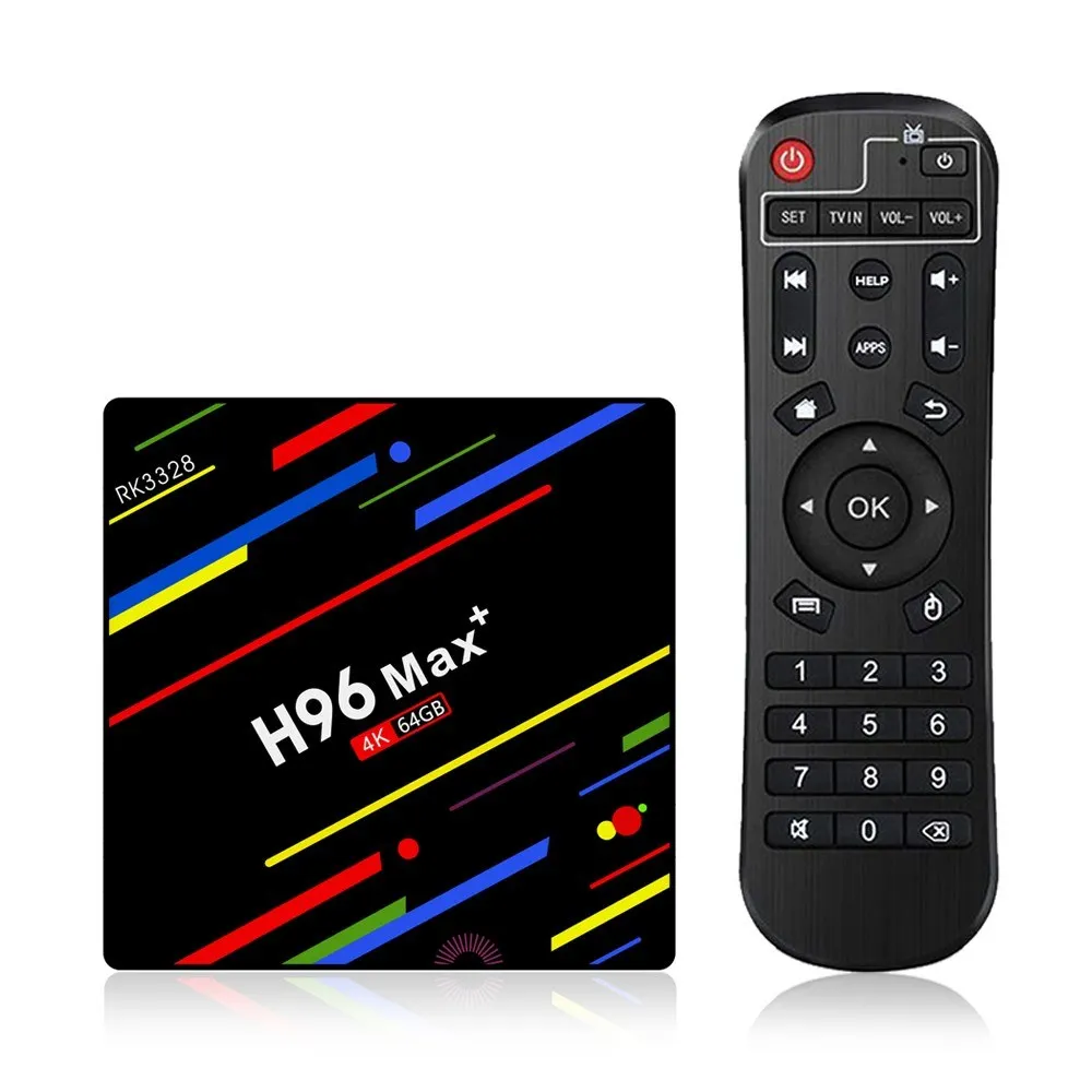 ТВ приставка H96 Max Plus Android 9 0 4 ядра 2 Wi Fi + 32 ГБ USB3.0|ТВ-приставки и медиаплееры| |