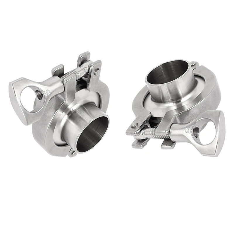 1 5 дюймов Tri Зажим Нержавеющая сталь санитарные трубы наконечник Комплект