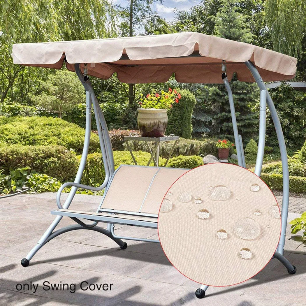 

Replacement Canopy For Swing Seat 2 & 3 Seater Swing Cover Top Garden Waterproof Cover Garden Furniture