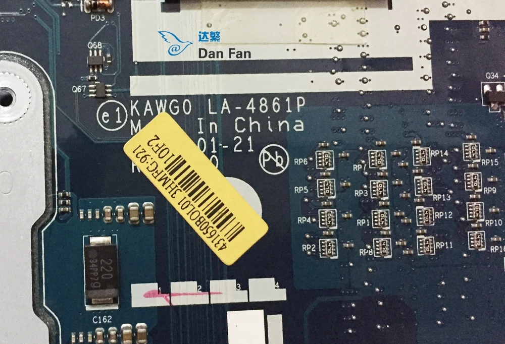Материнская плата KAWG0 для ноутбуков acer 5516 5517 материнская ноутбука MBPEE02001 100%