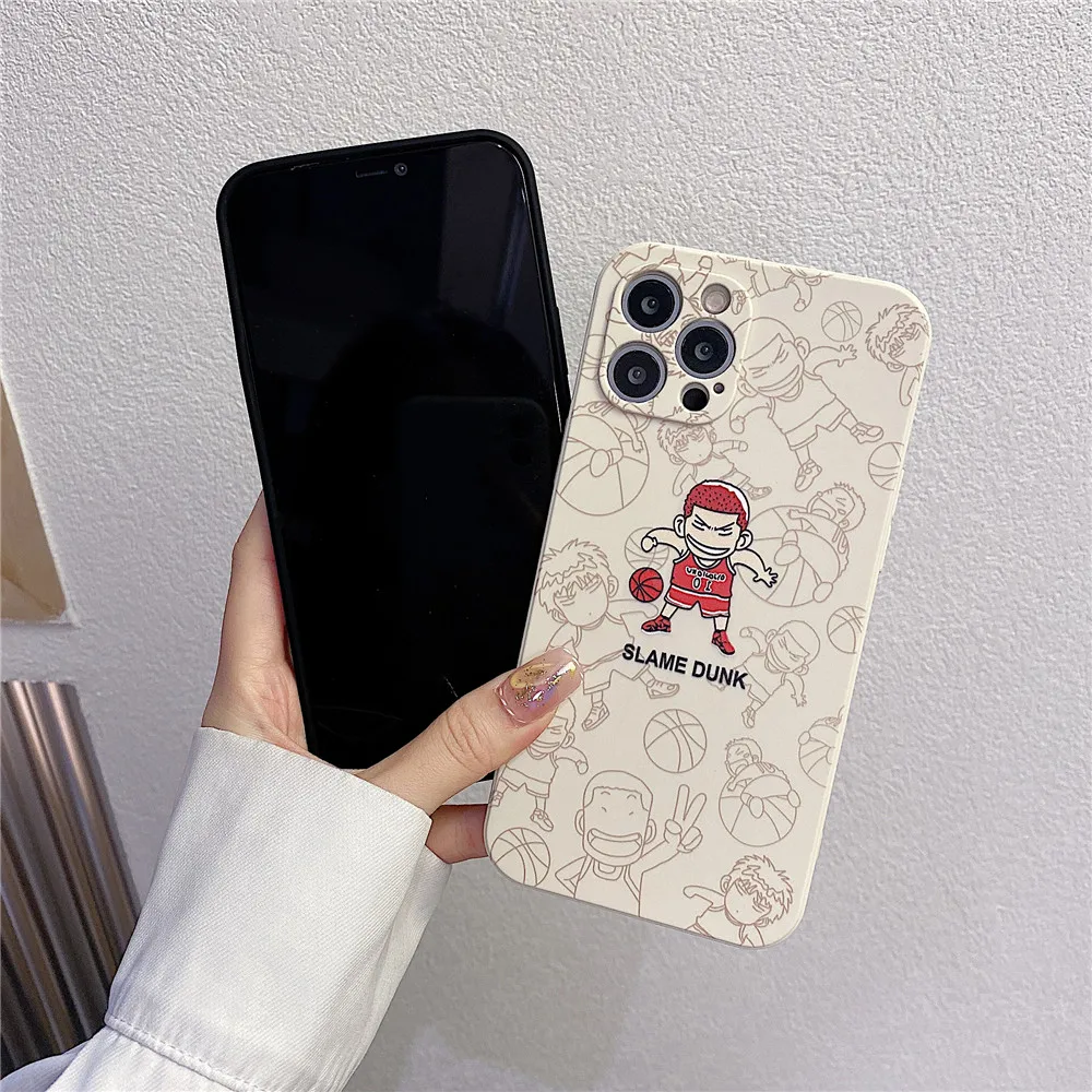 Популярный баскетбольный аниме чехол для телефона Slam Dunk Hanamichi Sakuragi iPhone 13 12 11 Pro X XS