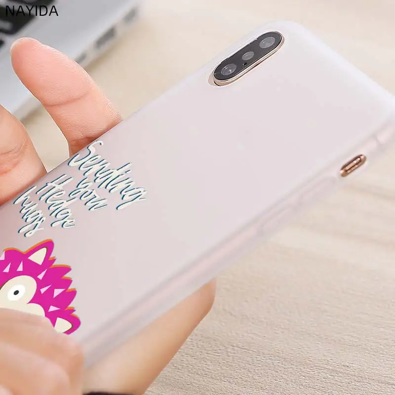 Мягкий чехол для Xiaomi 10 8 A2 A3 Cc9 Lite Mi 9se A1 6X 5X Note Pro Hedgehog|Бамперы| |