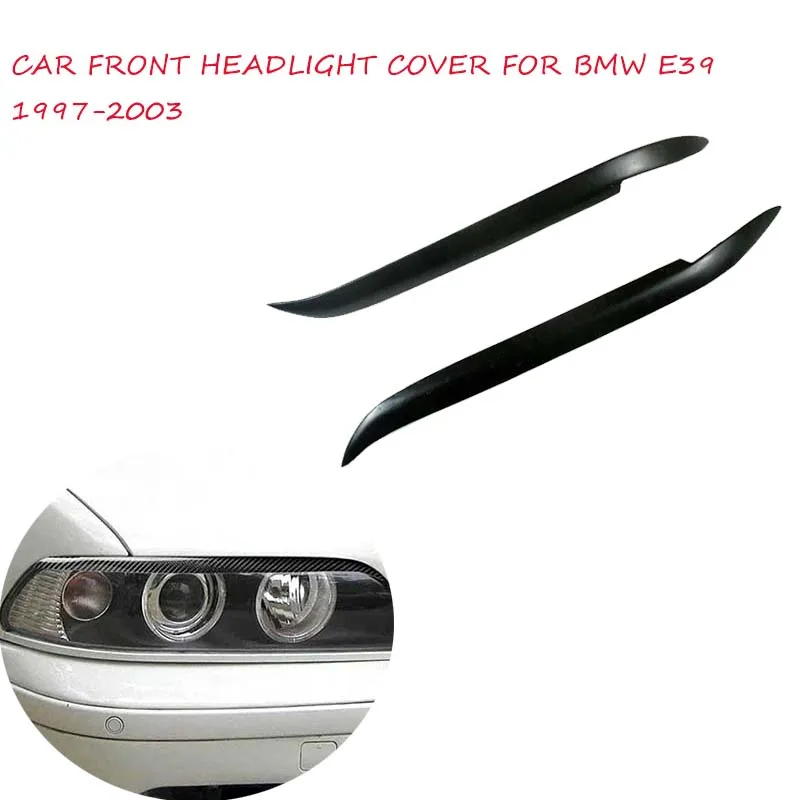 

For BMW 5 Series E39 525 528 530 M5 1997~2003 Eyelid Molding Trim Cover Car Front Headlight Cover Eyebrows Eyelid Trim Sticker