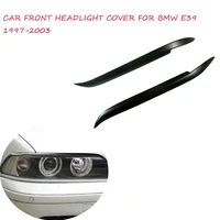 for bmw 5 series e39 525 528 530 m5 19972003 eyelid molding trim cover car front headlight cover eyebrows eyelid trim sticker