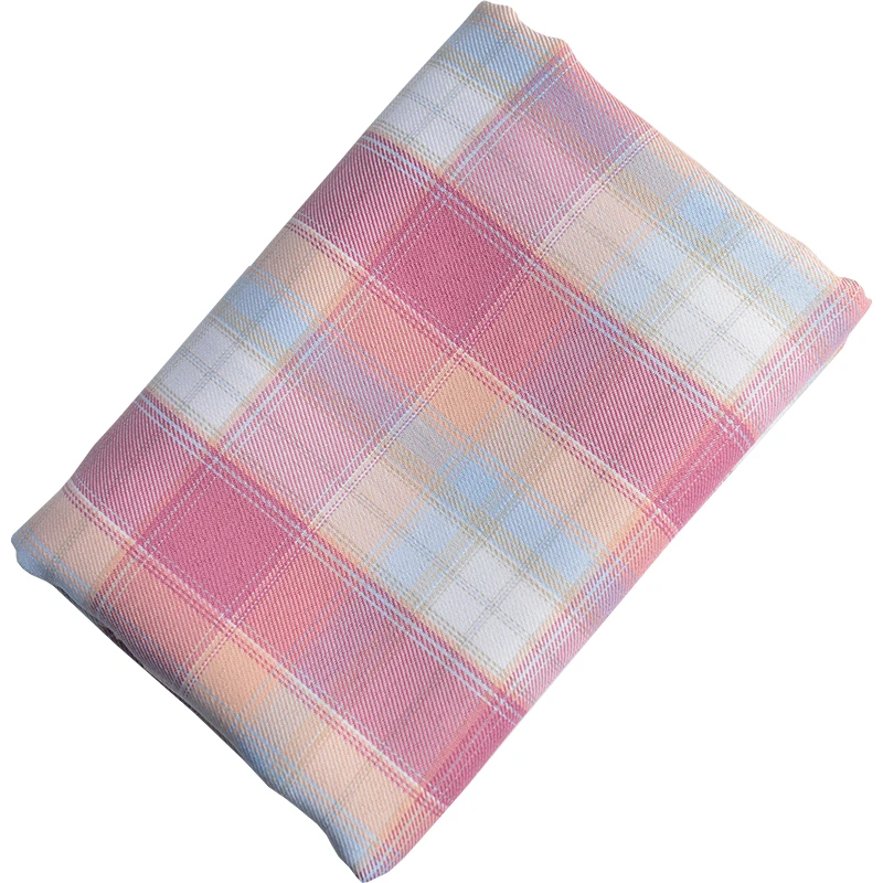 Высокое качество хлопчатобумажная ткань в клетку полоску для домашний текстиль