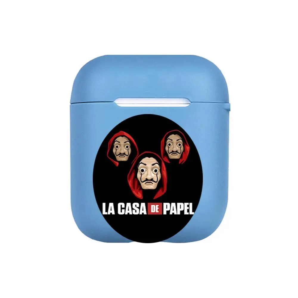 

Spain TV Money Heist House PaperPattern Case for Airpods Pro 1/2 Cover Protective Earphone Cases Headphones Funda Protective For