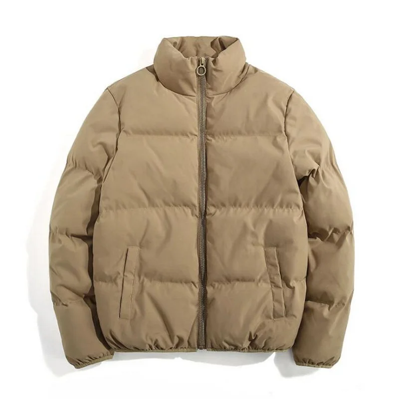 Winter Coatt For Women Short Parkas Female Bread Winter Cotton Padded Bread Outwear Stand-Up Collar Coat