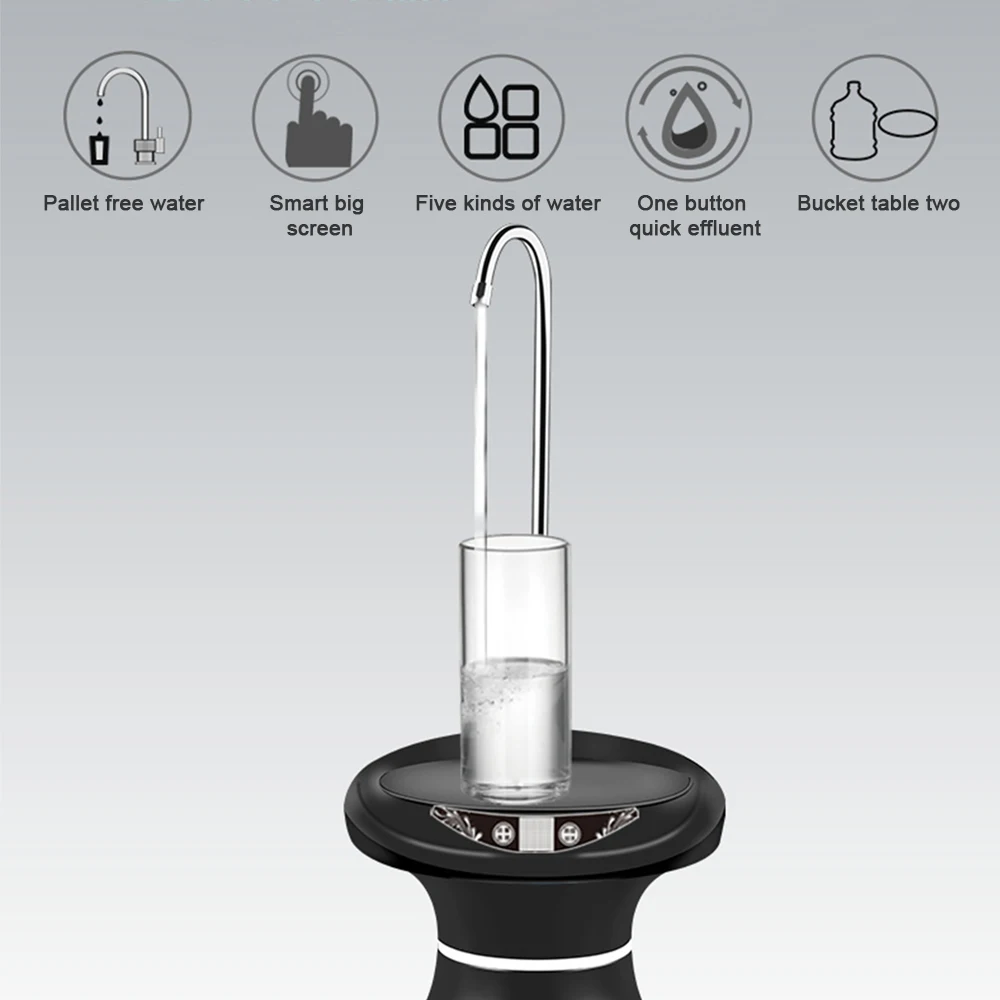 Бытовой автоматический Электрический водяной насос Кнопка диспенсер галлон