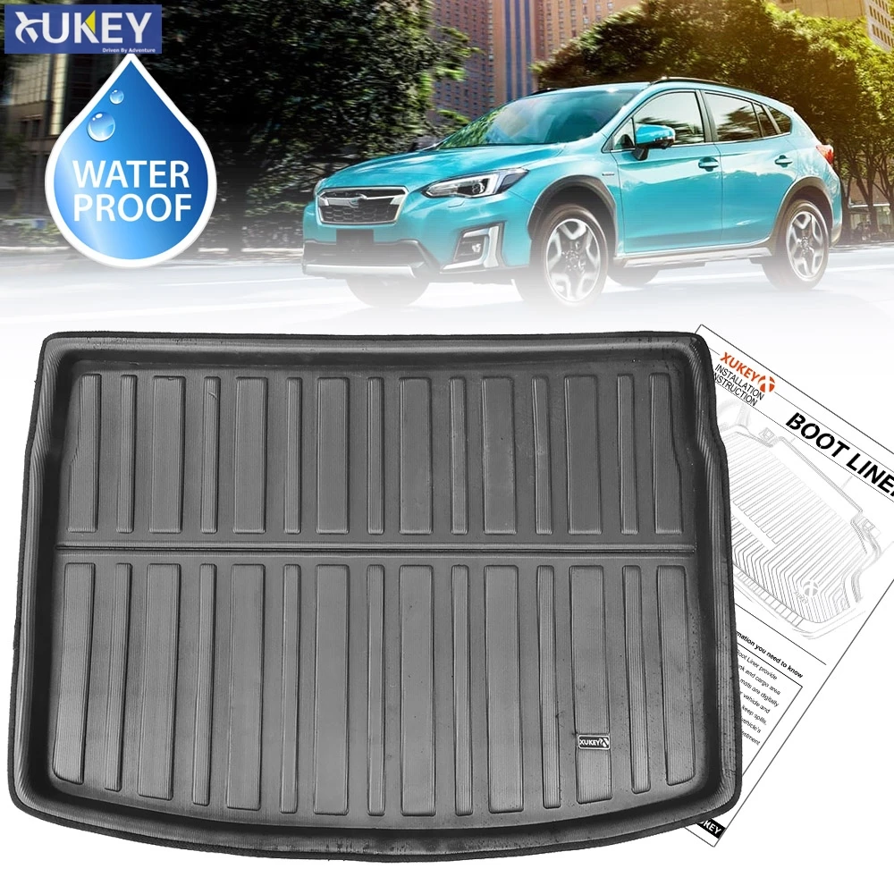 

For Subaru Crosstrek XV Impreza Hatch 2017 - 2019 2020 Car Rear Boot Liner Trunk Cargo Mat Tray Floor Carpet Mud Pad Protector