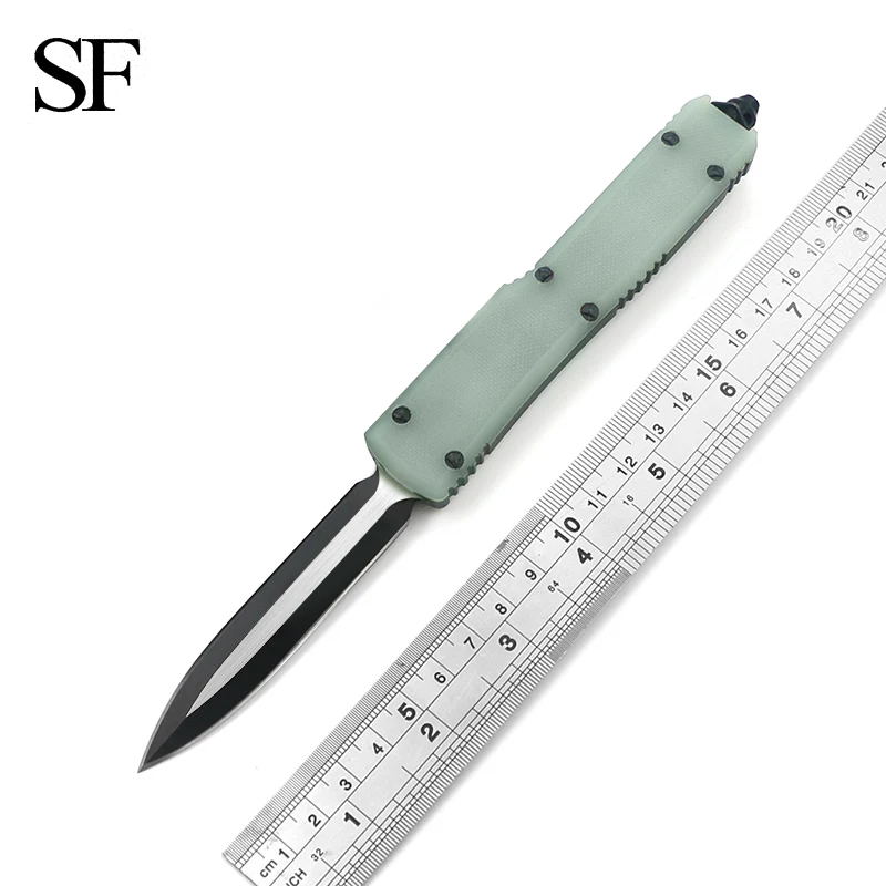 

SF 4 вида UT G10 рукоятка + авиационный алюминий Походный нож для выживания Черный D2 стальное лезвие многофункциональные инструменты для повсед...