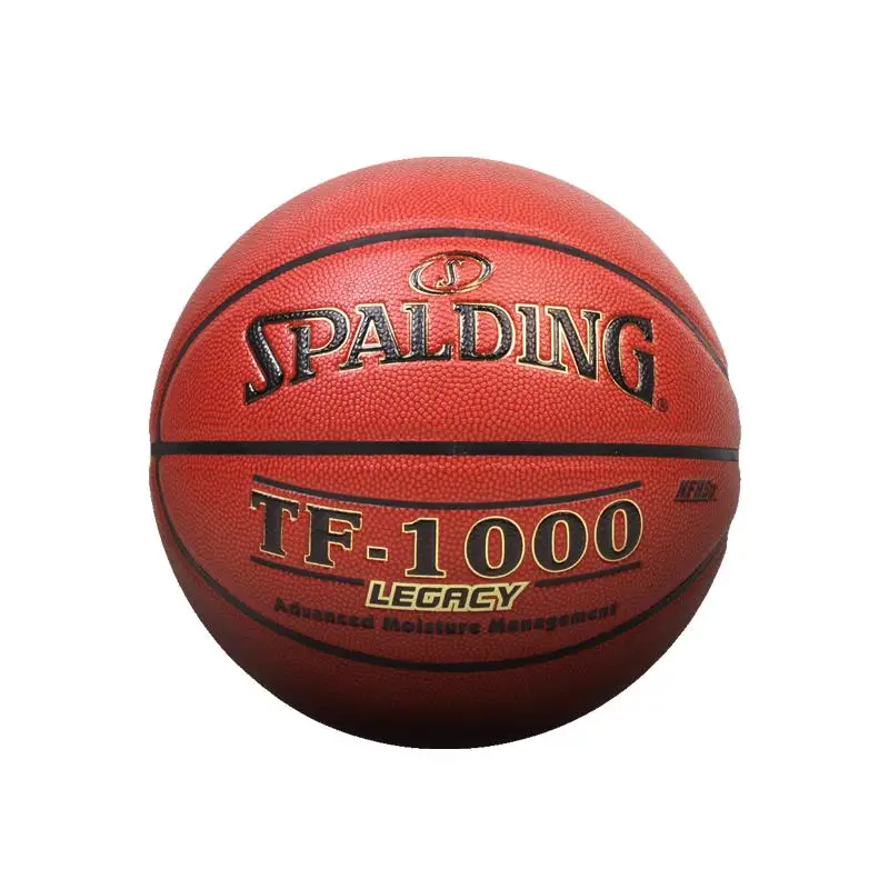 SPALDING, оригинальная серия Legacy, TF-1000, для внутреннего баскетбола, соревнования высокого качества, мужской матч, мяч, Официальный Размер 7, PU, 74-716A - Цвет: 74-716A