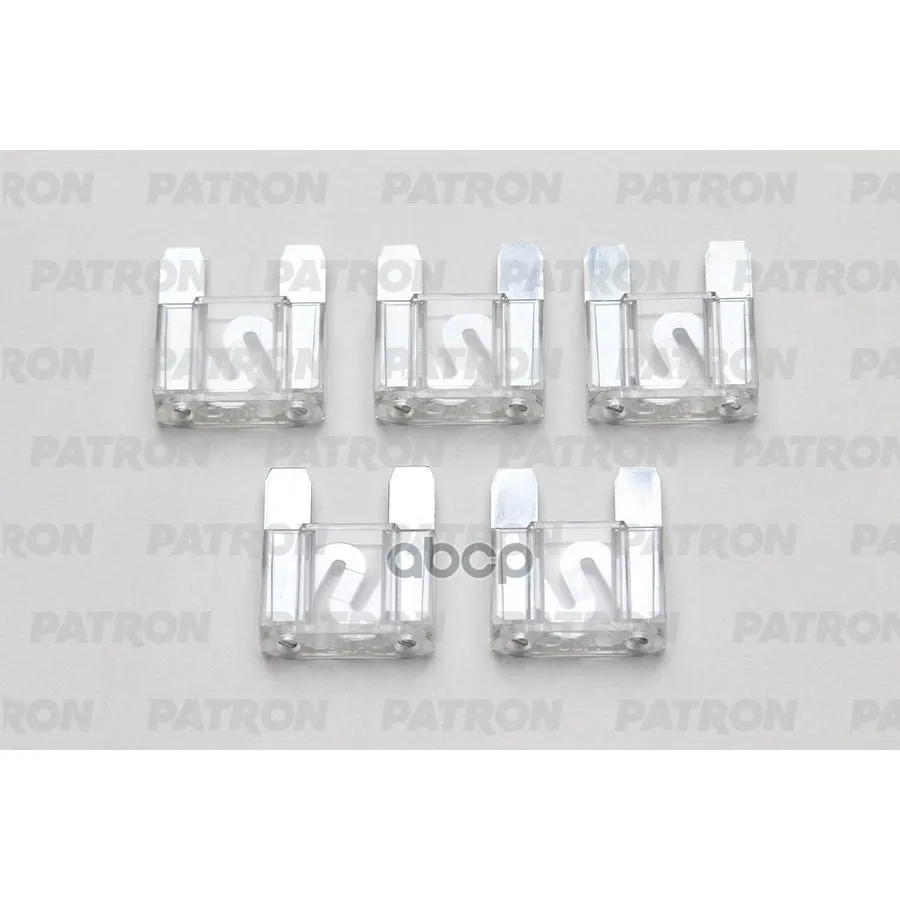 Предохранитель Пласт.Коробка 5шт Maxi Fuse 80a Белый PATRON арт. PFS068|Зеркала и крышки| |