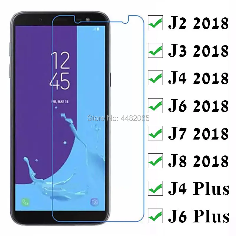 

Закаленное стекло для Samsung J2/J3/J4/J6/J7/J8 2018 Plus, 2 шт.