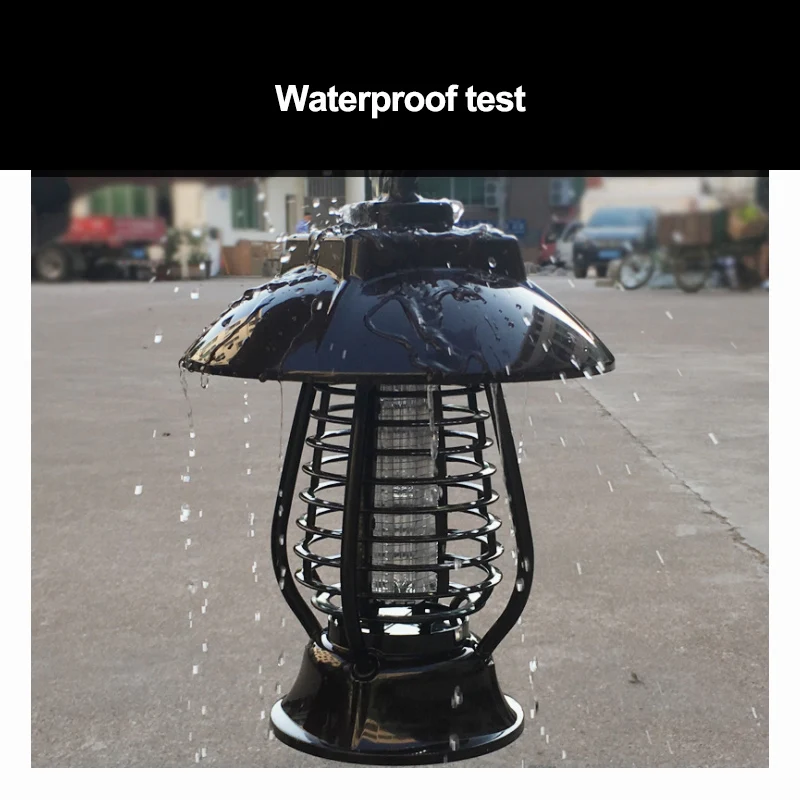 Лампа OUFULA на солнечной батарее для уничтожения насекомых аккумуляторная лампа