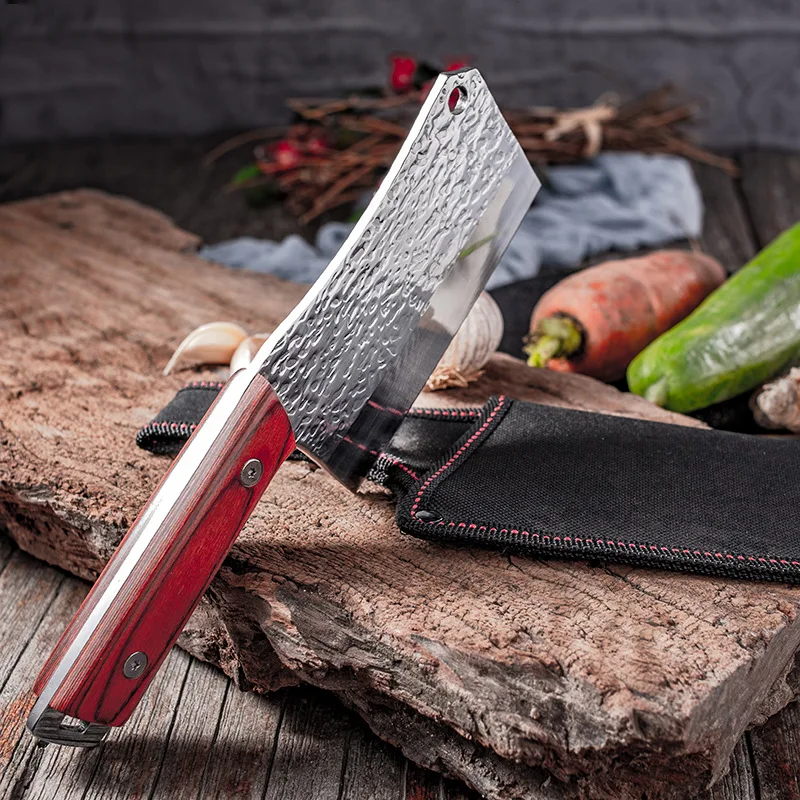 

Outdoor Kitchen Mini Kitchen Knife Handamde Forged Portable Multifunction Knife Wilderness Survival Camping Pocket Chef Knife