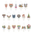 5D Хрустальная алмазная живопись, подвеска, призма, подвеска Ловец Солнца, Набор для творчества, набор для рисования, декоративная стена на окно автомобиля, колокольчик ветра, домашний декор