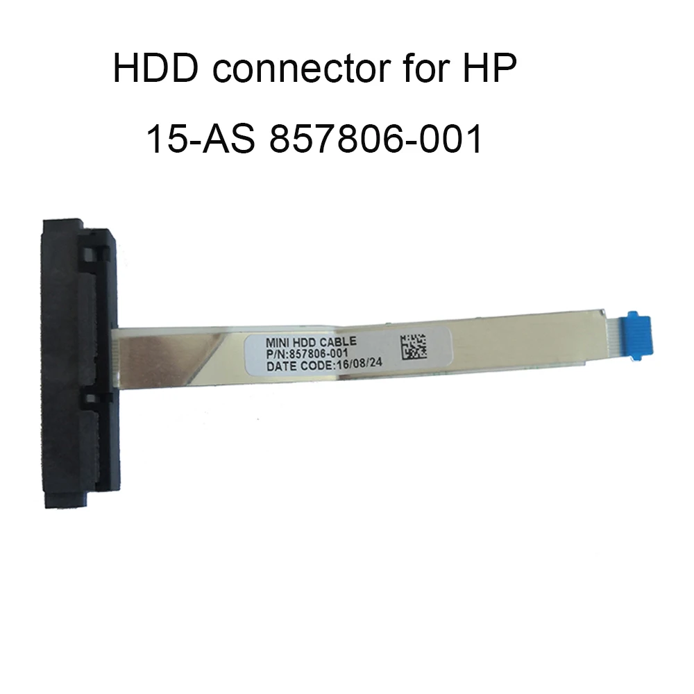 Гибкий разъем HDD для ноутбуков HP 15-AS AS014WM 15-AS110TU 15-AS028tu TPN-I125 857806-001 SATA, кабель жесткого диска 10pin