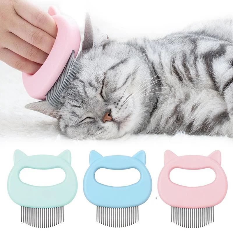 

Pet Massage Brush Comb Handle Pet Grooming Massage Tool To Remove Loose Hairs For Cats Dogs Animal Cleaning Comb Pet Supplies