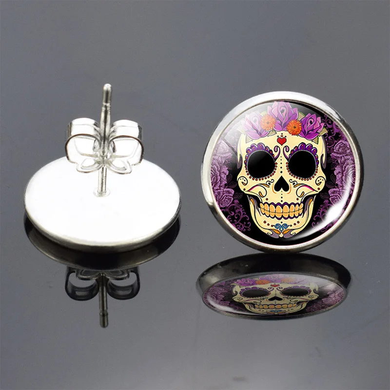 Модные женские ювелирные изделия мексиканское народное искусство сахарные