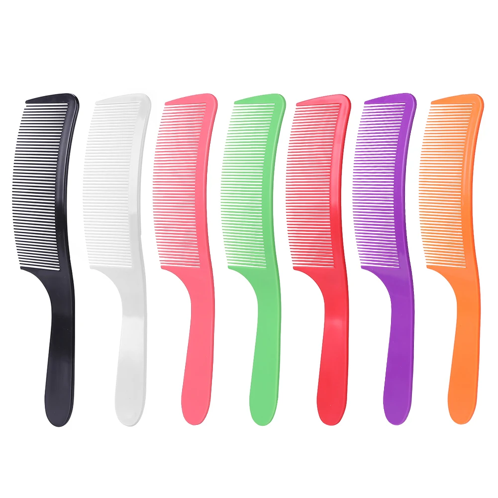 

Hairbrush Curved Hair Clipping Cutting Arced Comb Barber Flat Top Haircut