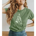 Смешная Рождественская футболка с изображением веселых сабвуферов, милая Рождественская футболка для любителей собак, наряд, женские хлопковые зимние футболки с графическим рисунком, топы, Прямая поставка